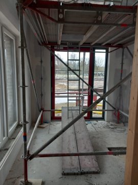 Alarmeingang im Bau