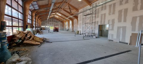 Blick auf den Werkstattraum